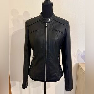 Guess Black Biker Jacket size medium new without tags.